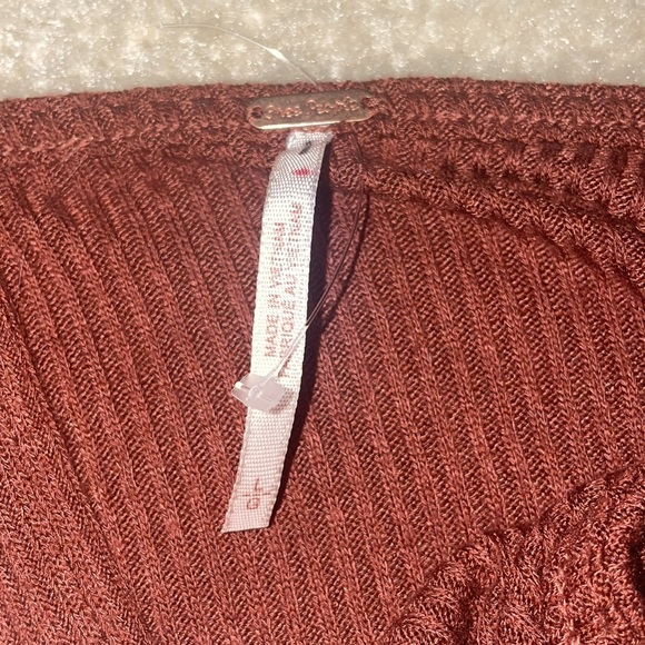 NWT Free People Brown Tank- Large - Picture 3 of 5